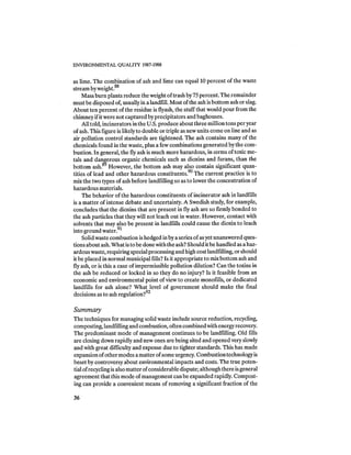 August 1987 1988 The Eighteenth Annual Report Of The Council on Environmental Quality