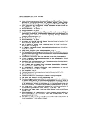 August 1987 1988 The Eighteenth Annual Report Of The Council on Environmental Quality