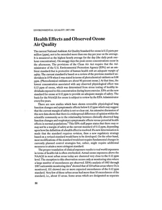 August 1987 1988 The Eighteenth Annual Report Of The Council on Environmental Quality