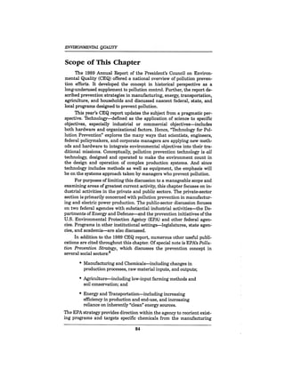 August 1990 The 21st Annual Report Of The Council On Environmental Quality