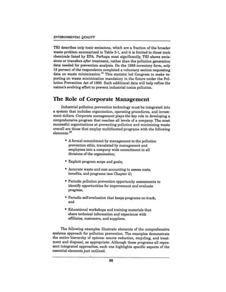 August 1990 The 21st Annual Report Of The Council On Environmental Quality