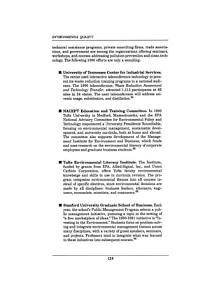 August 1990 The 21st Annual Report Of The Council On Environmental Quality