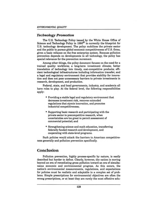 August 1990 The 21st Annual Report Of The Council On Environmental Quality