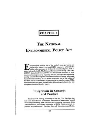 August 1990 The 21st Annual Report Of The Council On Environmental Quality