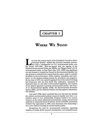 August 1990 The 21st Annual Report Of The Council On Environmental Quality