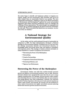 August 1990 The 21st Annual Report Of The Council On Environmental Quality