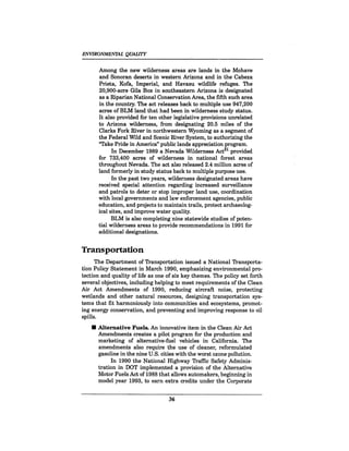 August 1990 The 21st Annual Report Of The Council On Environmental Quality