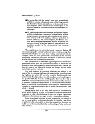 August 1990 The 21st Annual Report Of The Council On Environmental Quality