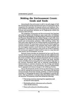 August 1990 The 21st Annual Report Of The Council On Environmental Quality