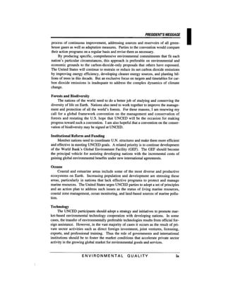 August 1991 The 22nd Annual Report Of The Council On Environmental Quality