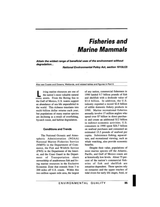 August 1991 The 22nd Annual Report Of The Council On Environmental Quality