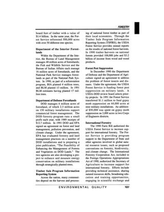 August 1991 The 22nd Annual Report Of The Council On Environmental Quality