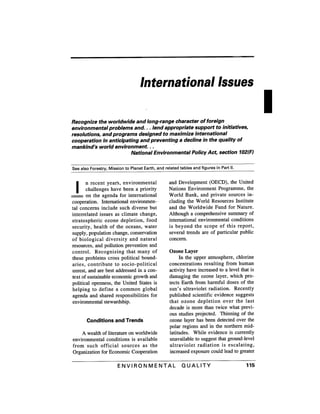 August 1991 The 22nd Annual Report Of The Council On Environmental Quality