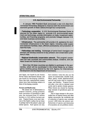 August 1991 The 22nd Annual Report Of The Council On Environmental Quality