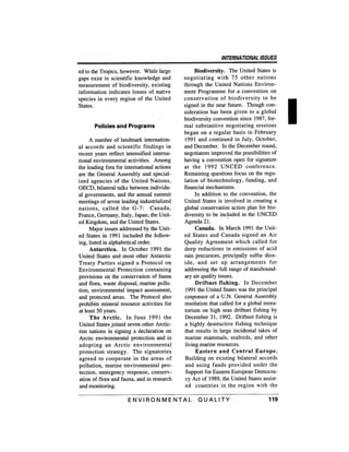 August 1991 The 22nd Annual Report Of The Council On Environmental Quality