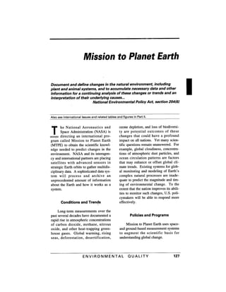 August 1991 The 22nd Annual Report Of The Council On Environmental Quality