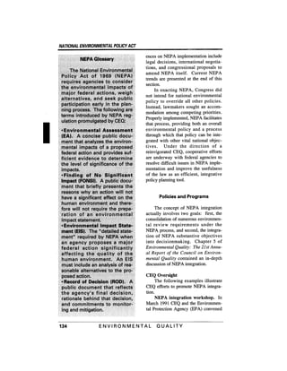 August 1991 The 22nd Annual Report Of The Council On Environmental Quality