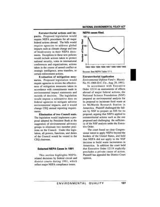 August 1991 The 22nd Annual Report Of The Council On Environmental Quality