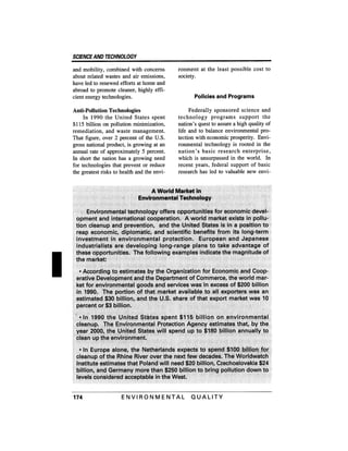 August 1991 The 22nd Annual Report Of The Council On Environmental Quality