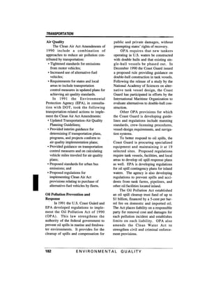 August 1991 The 22nd Annual Report Of The Council On Environmental Quality