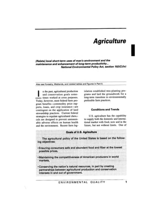 August 1991 The 22nd Annual Report Of The Council On Environmental Quality