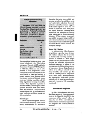 August 1991 The 22nd Annual Report Of The Council On Environmental Quality