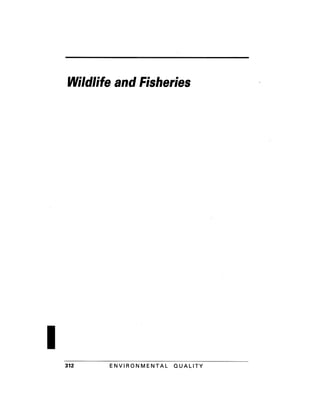 August 1991 The 22nd Annual Report Of The Council On Environmental Quality