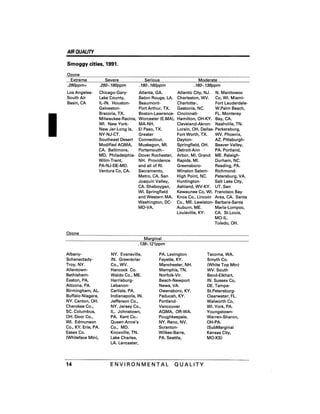 August 1991 The 22nd Annual Report Of The Council On Environmental Quality