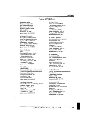 August 1991 The 22nd Annual Report Of The Council On Environmental Quality