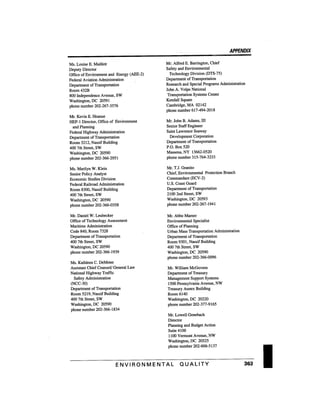 August 1991 The 22nd Annual Report Of The Council On Environmental Quality