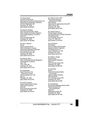 August 1991 The 22nd Annual Report Of The Council On Environmental Quality