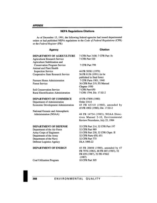 August 1991 The 22nd Annual Report Of The Council On Environmental Quality