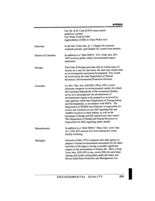 August 1991 The 22nd Annual Report Of The Council On Environmental Quality