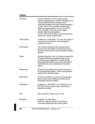 August 1991 The 22nd Annual Report Of The Council On Environmental Quality