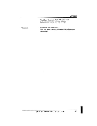 August 1991 The 22nd Annual Report Of The Council On Environmental Quality