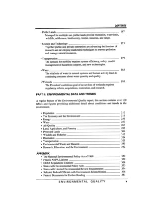 August 1991 The 22nd Annual Report Of The Council On Environmental Quality