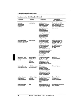 August 1991 The 22nd Annual Report Of The Council On Environmental Quality