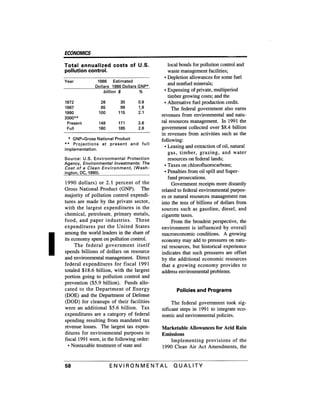 August 1991 The 22nd Annual Report Of The Council On Environmental Quality