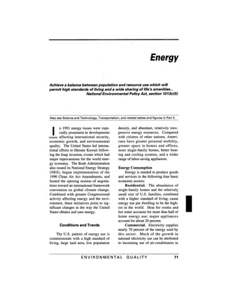 August 1991 The 22nd Annual Report Of The Council On Environmental Quality