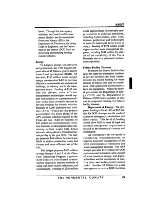 August 1991 The 22nd Annual Report Of The Council On Environmental Quality