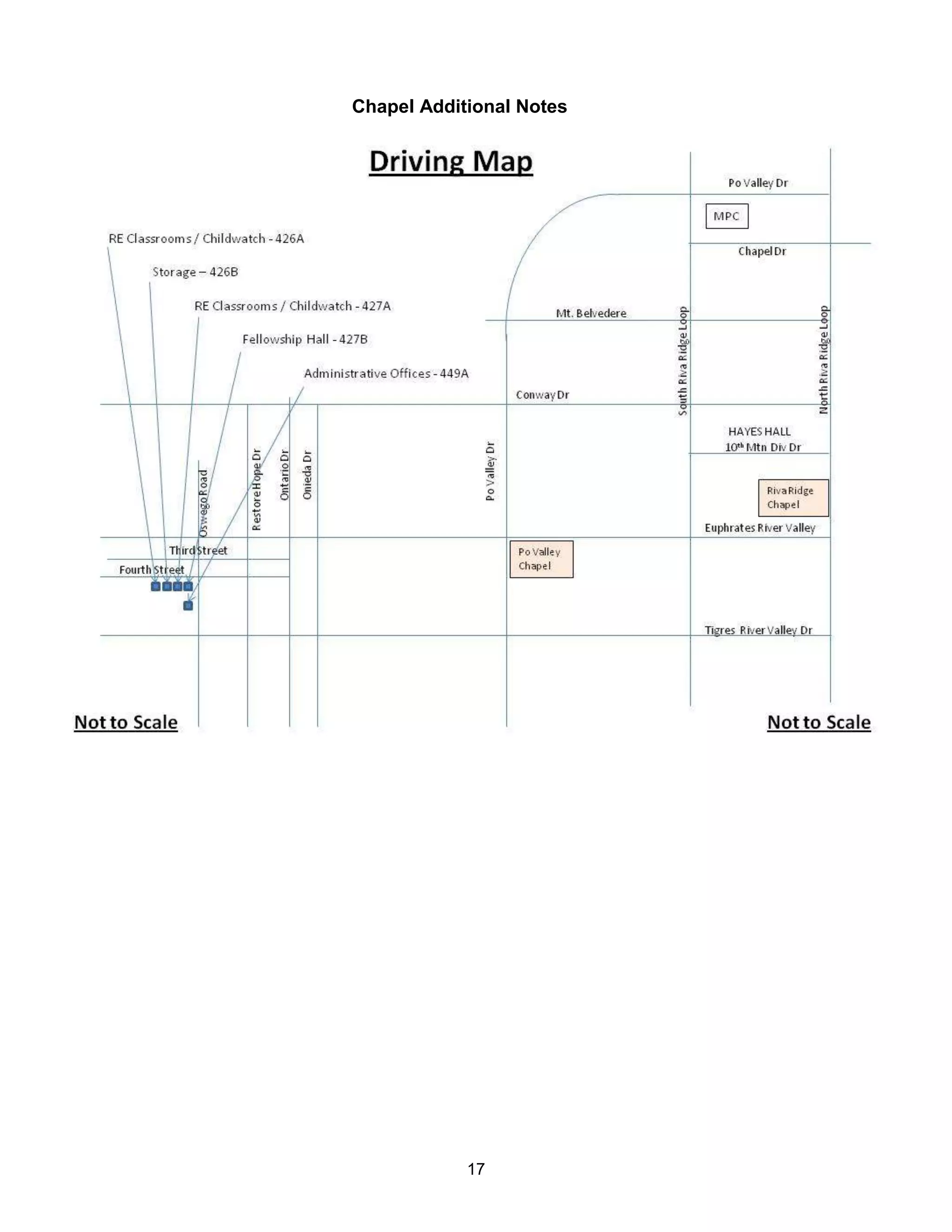 Chapel Additional Notes




            17
 