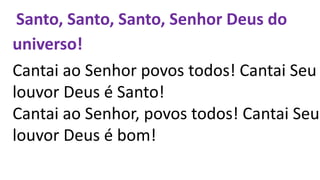 COMUNHÃO: CORPO SANTO - Fátima Souza - Cantai ao Senhor