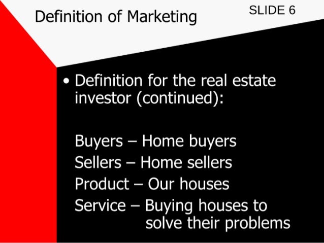 Marketing For Real Estate Investors