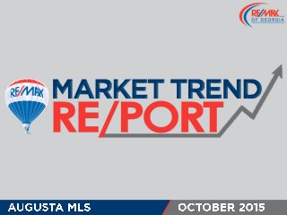 Augusta MLS October 2015 Market Trends