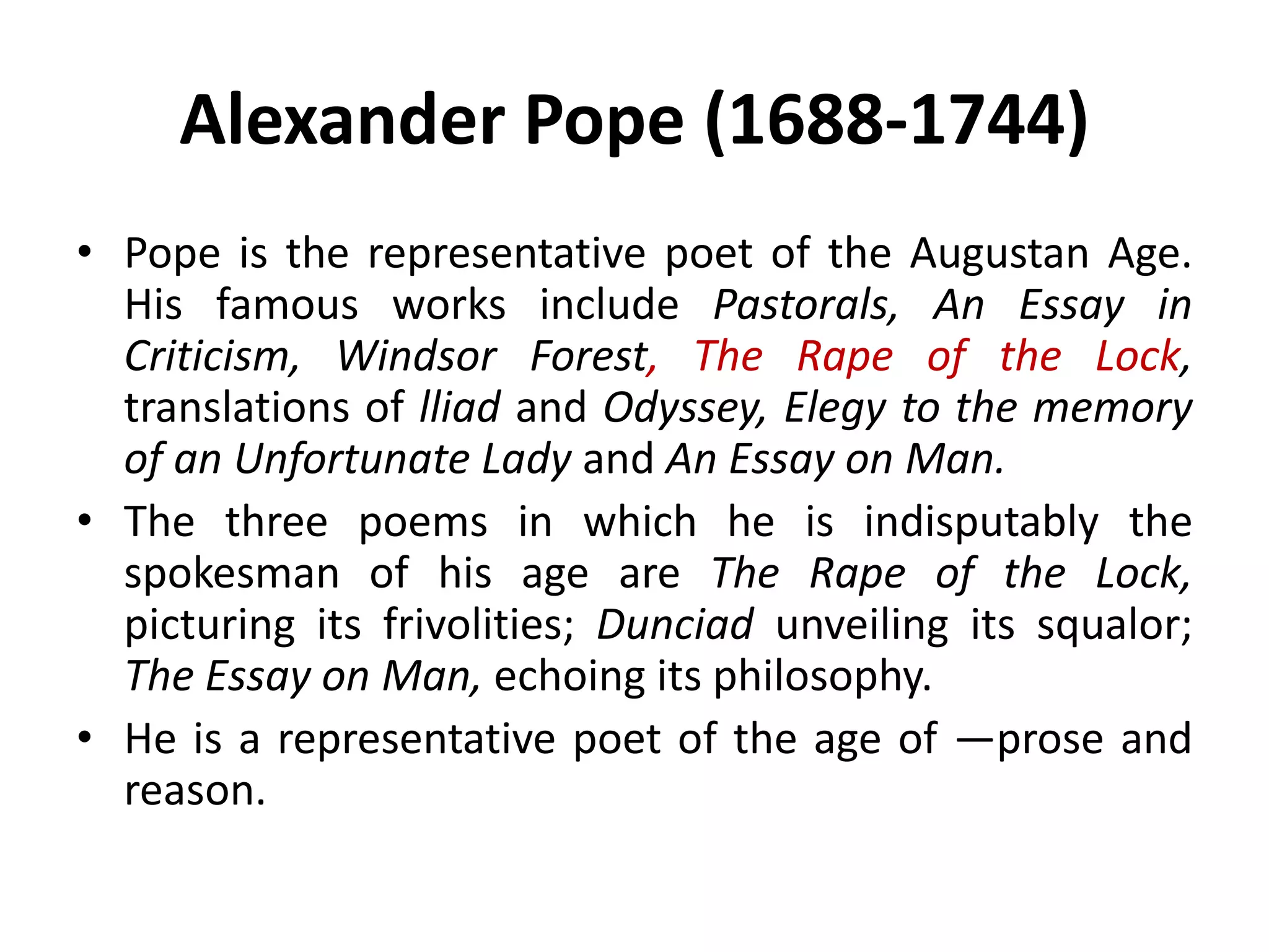 Augustan age literarture | PPTX