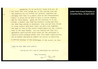 Letter from Ernest Peixotto to
Ernestine Rose, 23 April 1923
 