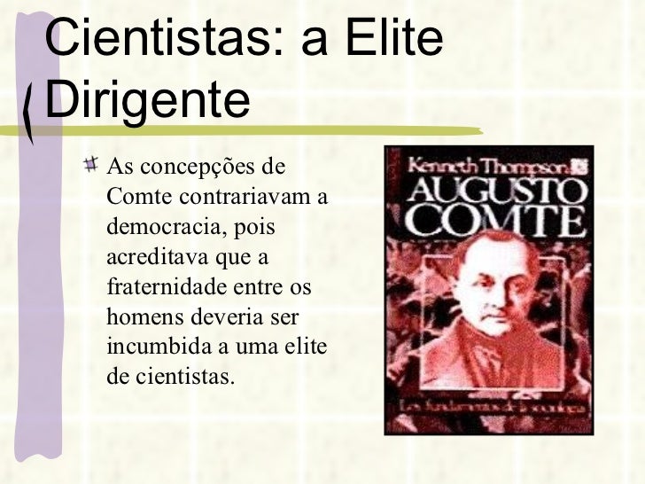 Como Comte Explique O Progresso Da Sociedade Humana