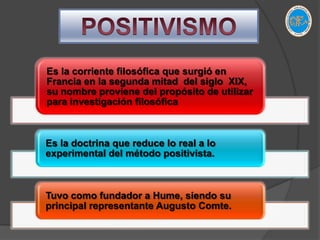 POSITIVISMO