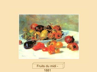 Fruits du midi - 1881 