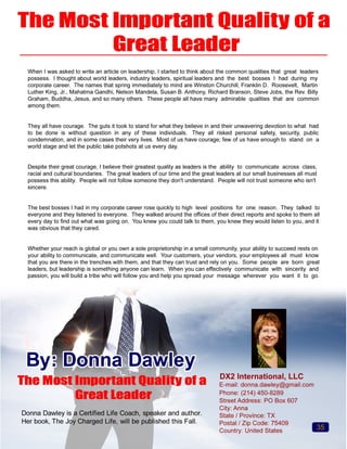 Legacy Magzaine Summer issue